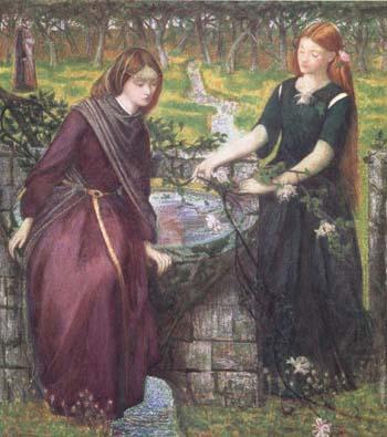 Dante's Vision of Rachel and Leah (mk28), Dante Gabriel Rossetti